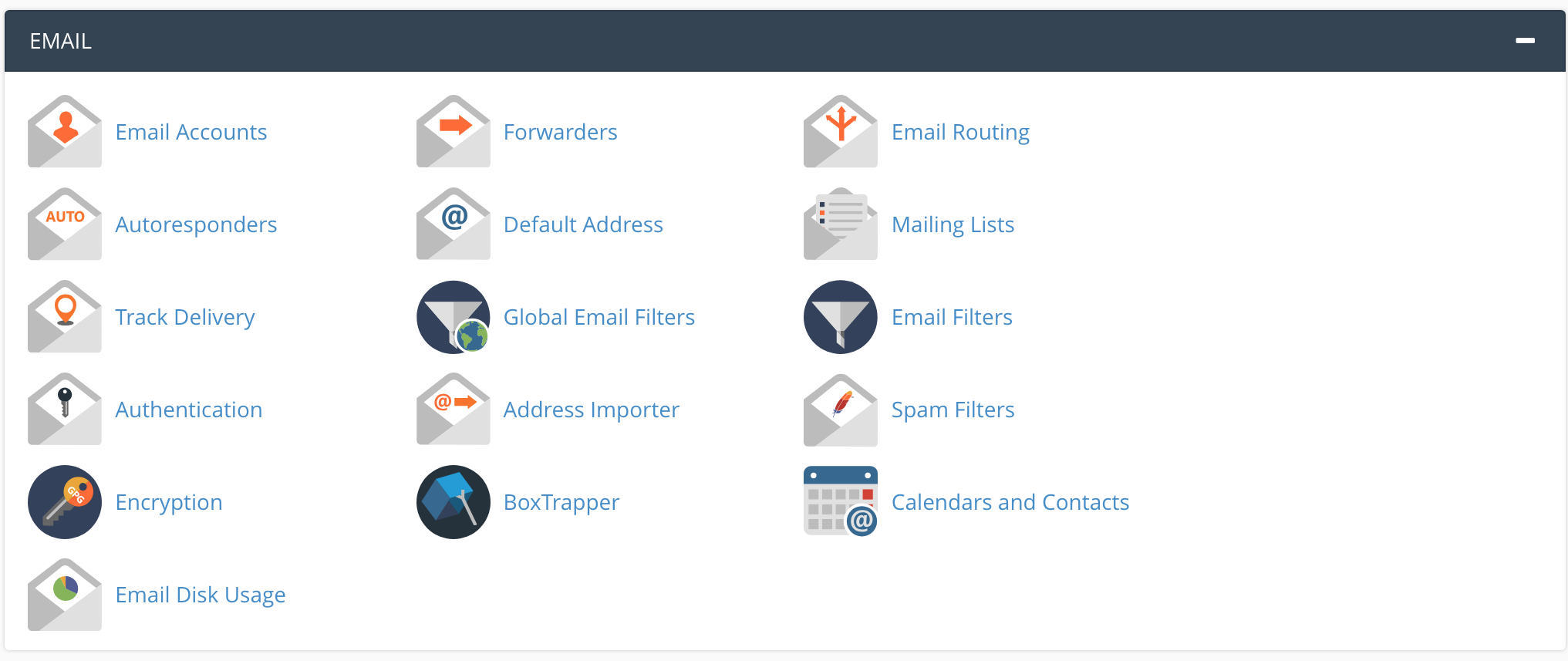 cpanel mail feature